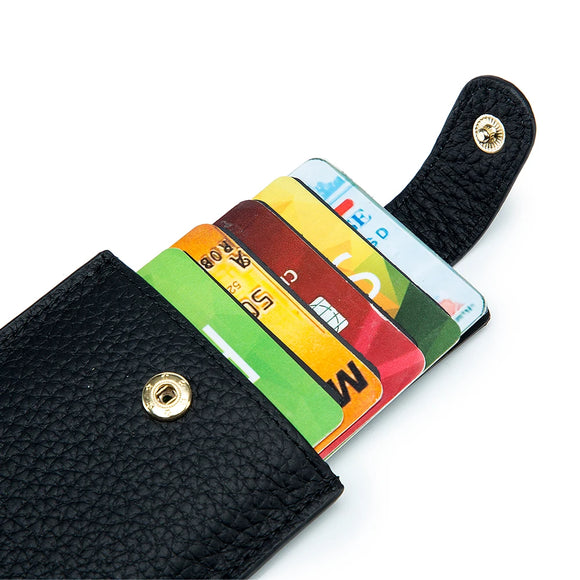Compact Pull-Out Credit Card Holder Wallet